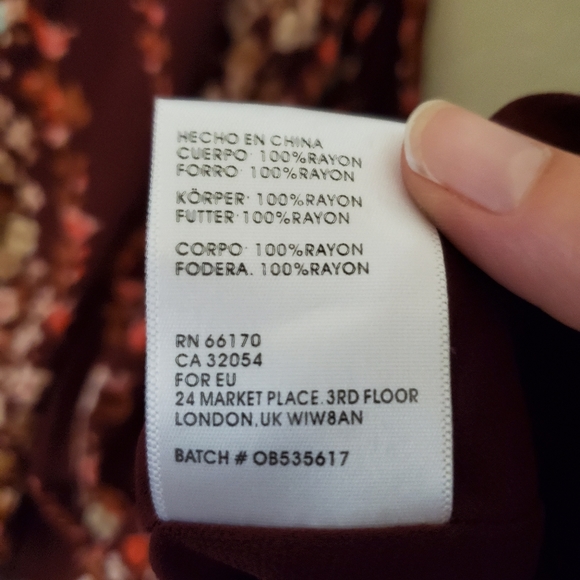 Kimchi Blue Floral Dress Size Small - Picture 5 of 5